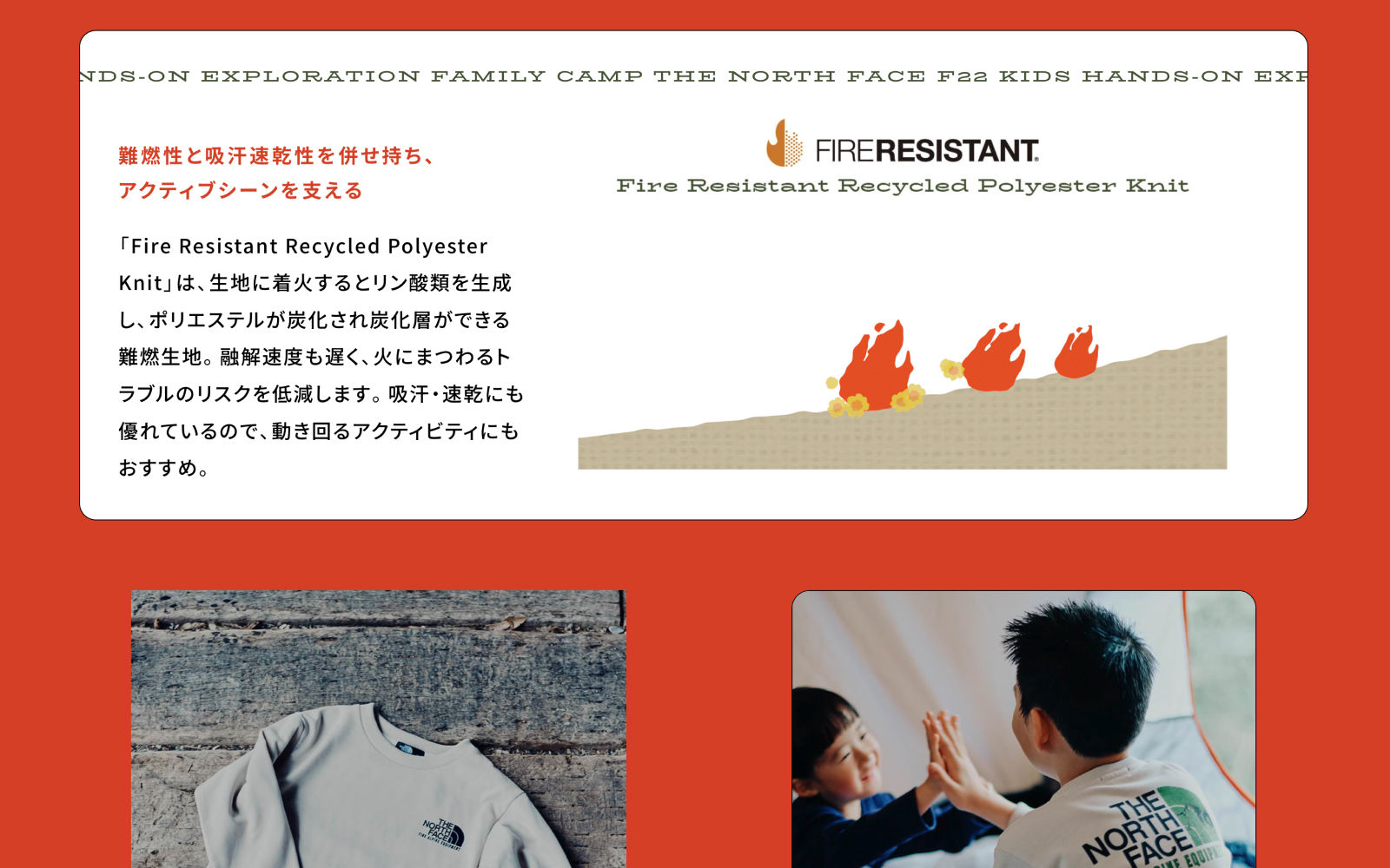 THE NORTH FACE F22 KIDS FAMILY CAMP
