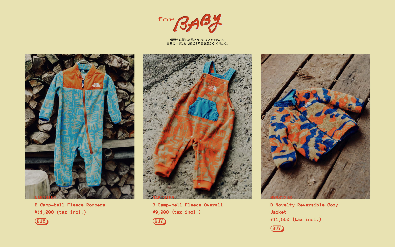 THE NORTH FACE F22 KIDS FAMILY CAMP