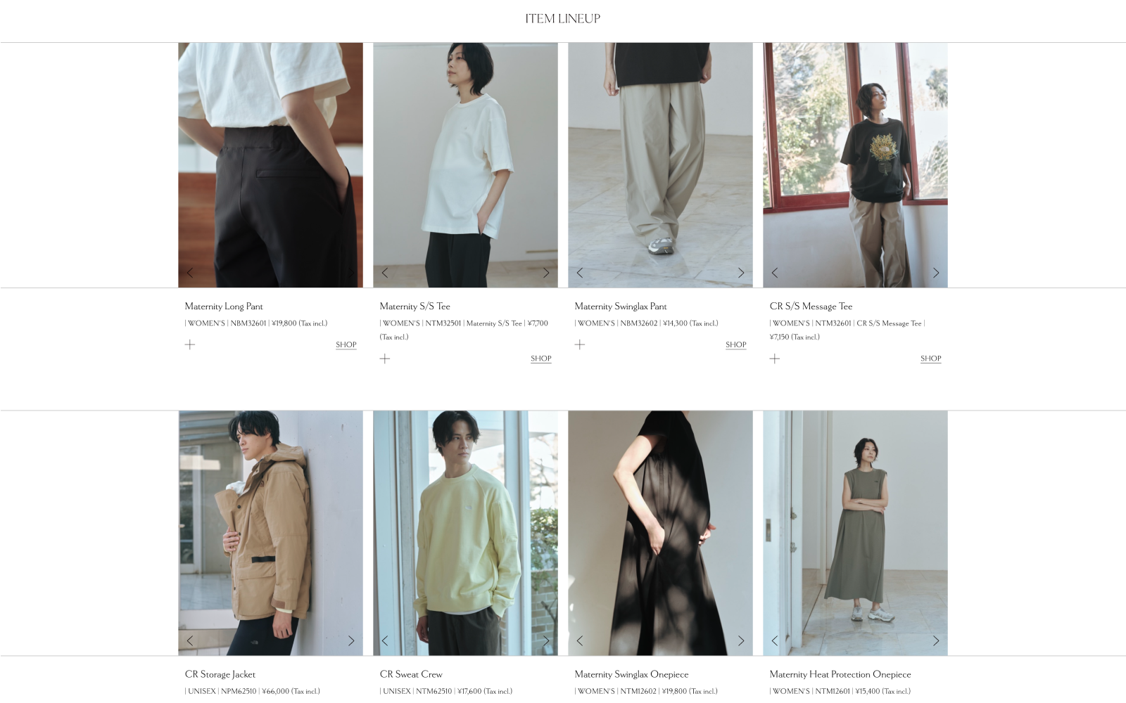 THE NORTH FACE MATERNITY+ 2026 SS