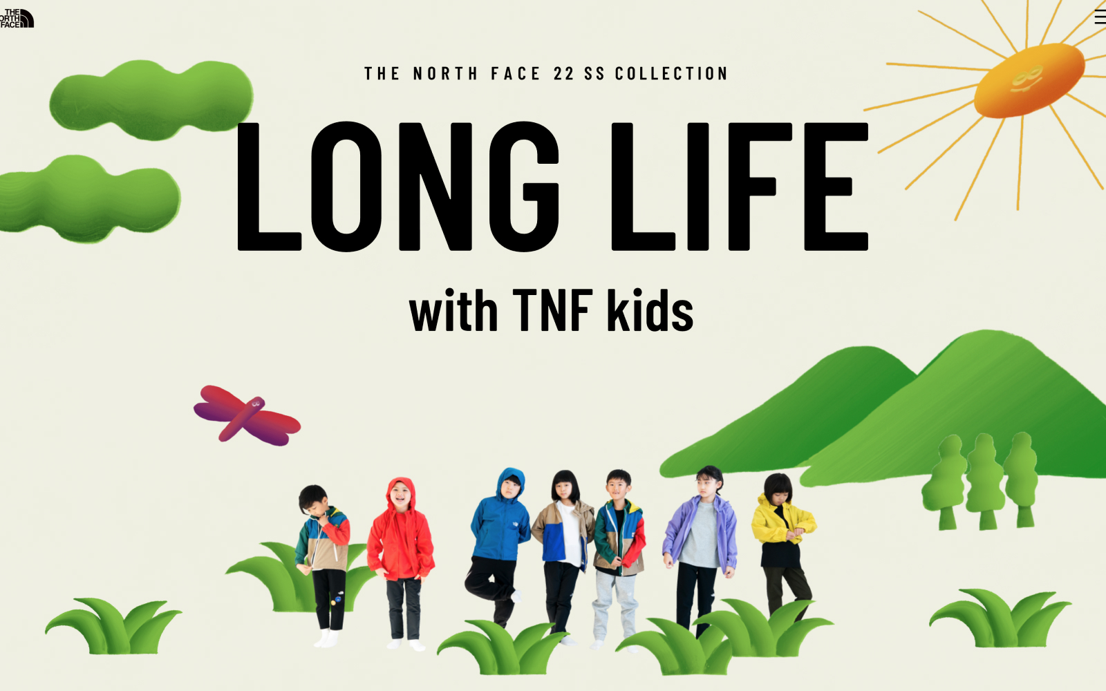 THE NORTH FACE KIDS “LONG LIFE ITEM COLLECTION ”